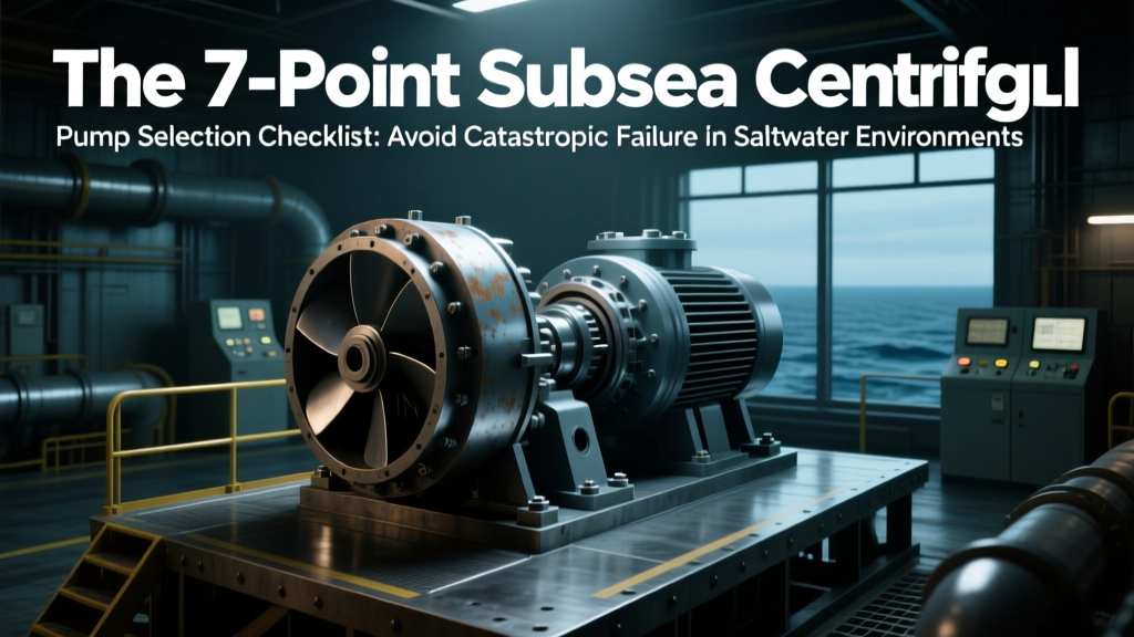 The 7-Point Subsea Centrifugal Pump Selection Checklist: Avoid Catastrophic Failure in Saltwater Environments (Material, Pressure, Certification & More)