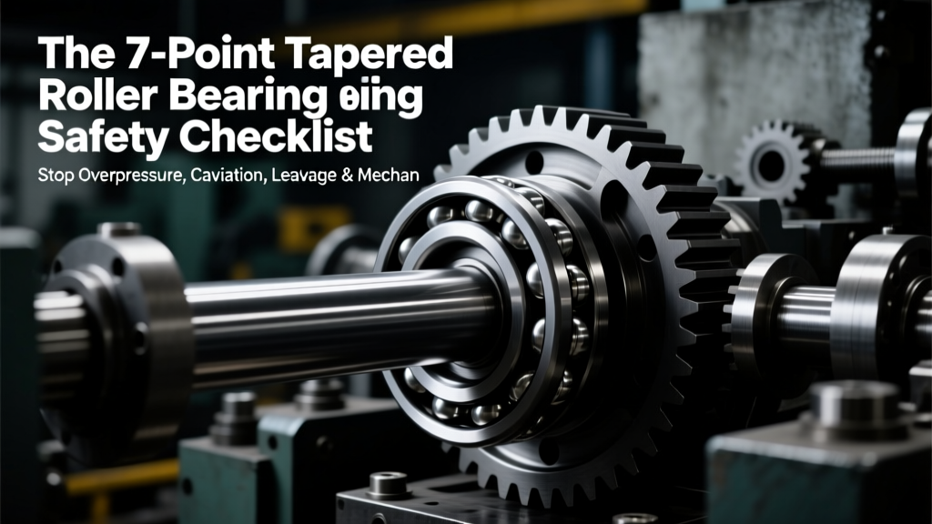 The 7-Point Tapered Roller Bearing Safety Checklist: Stop Overpressure, Cavitation, Leakage & Mechanical Failure Before They Trigger OSHA Violations or Catastrophic Shutdowns