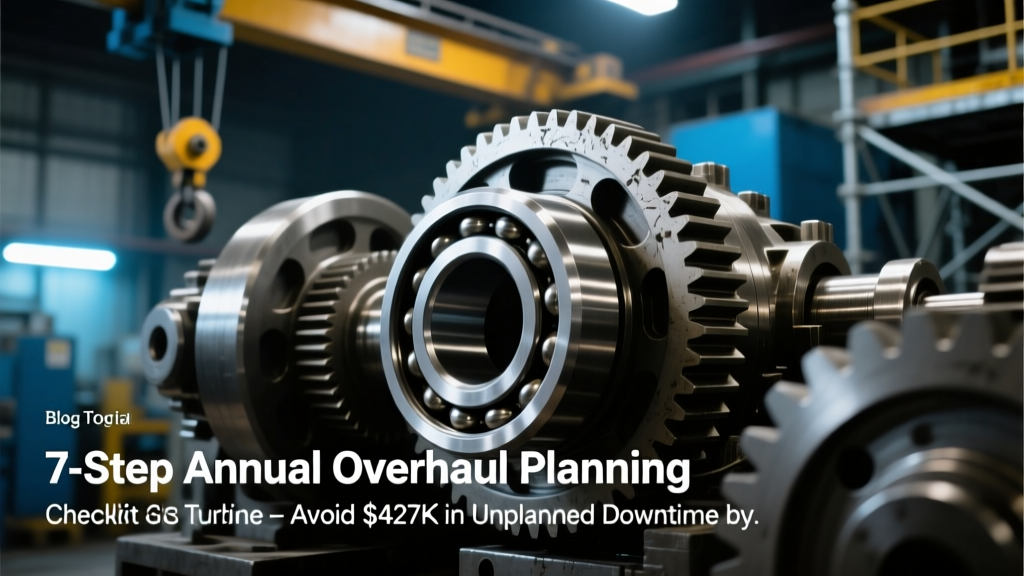The 7-Step Annual Overhaul Planning Checklist for Gas Turbines: Avoid $427K in Unplanned Downtime by Nailing Scope Definition, Parts Ordering, Labor Allocation, Schedule Sync, and Quality Gate Reviews Before Your Next Outage
