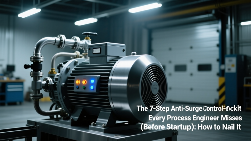 The 7-Step Anti-Surge Control Checklist Every Process Engineer Misses (Before Startup): How to Nail Surge Line Determination, Control Line Placement, and Recycle Valve Sizing Without Over-Engineering or Under-Protecting