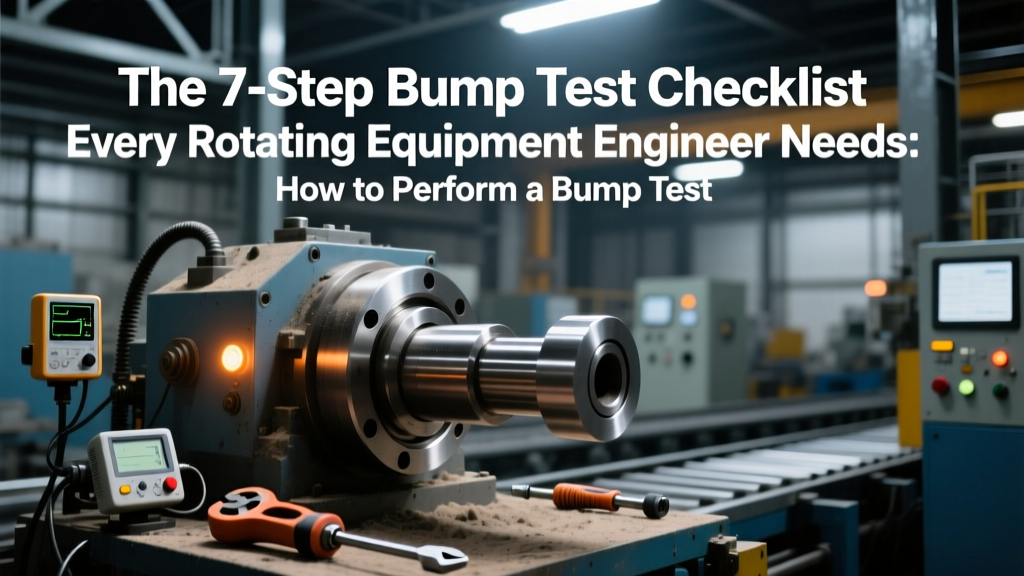 The 7-Step Bump Test Checklist Every Rotating Equipment Engineer Needs: How to Perform a Bump Test on Rotating Equipment Without Guesswork, Costly Resonance Failures, or Misinterpreted Modal Data