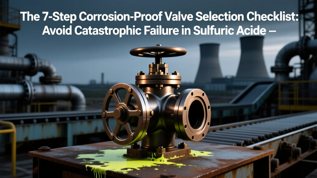 The 7-Step Corrosion-Proof Valve Selection Checklist: Avoid Catastrophic Failure in Sulfuric Acid, Caustic Soda & Chlorine Service (Materials, Linings, Seals, and Real-World Validation)