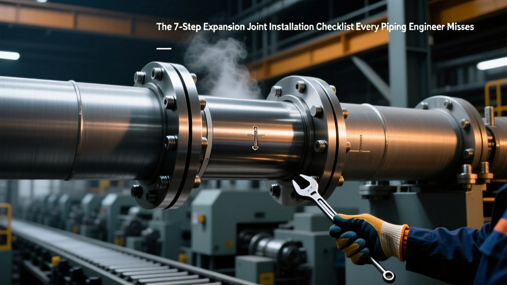 The 7-Step Expansion Joint Installation Checklist Every Piping Engineer Misses (Before Pipe Stress Analysis Fails): Site Prep, Alignment, Bolt Torque, Wiring Verification, Hydrotest Sync, Commissioning Sign-Off, and ASME B31.3 Compliance Audit — All in One Field-Ready Sequence