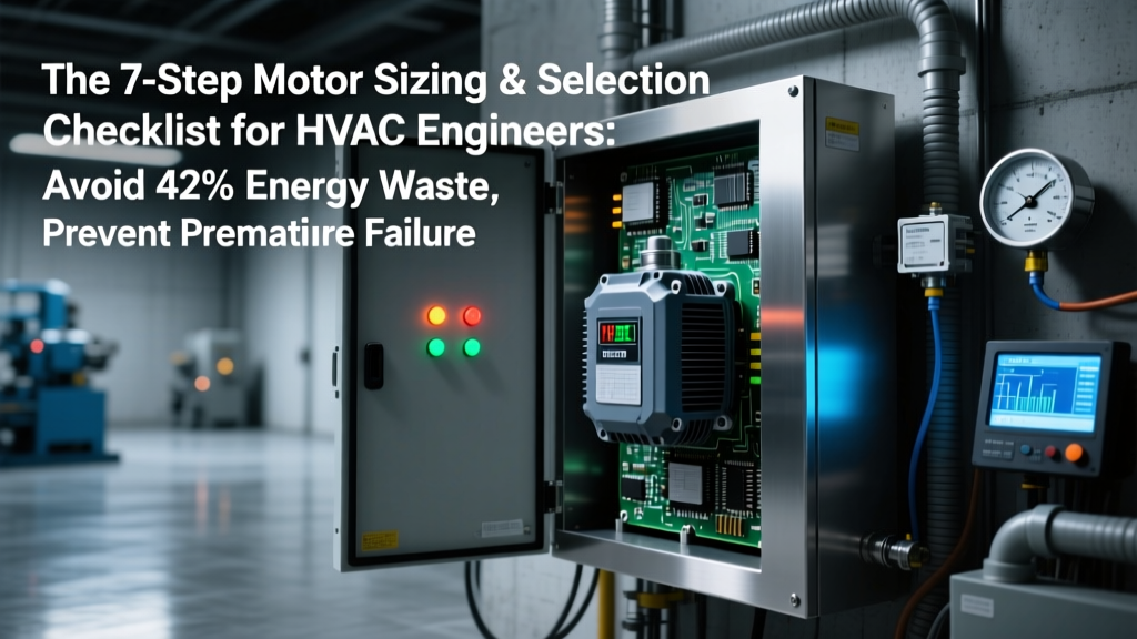 The 7-Step Motor Sizing & Selection Checklist for HVAC Engineers: Avoid 42% Energy Waste, Prevent Premature Failures, and Hit IE4 Efficiency Targets—Every Time You Specify an Electric Motor for Heating, Ventilation, and Air Conditioning Systems