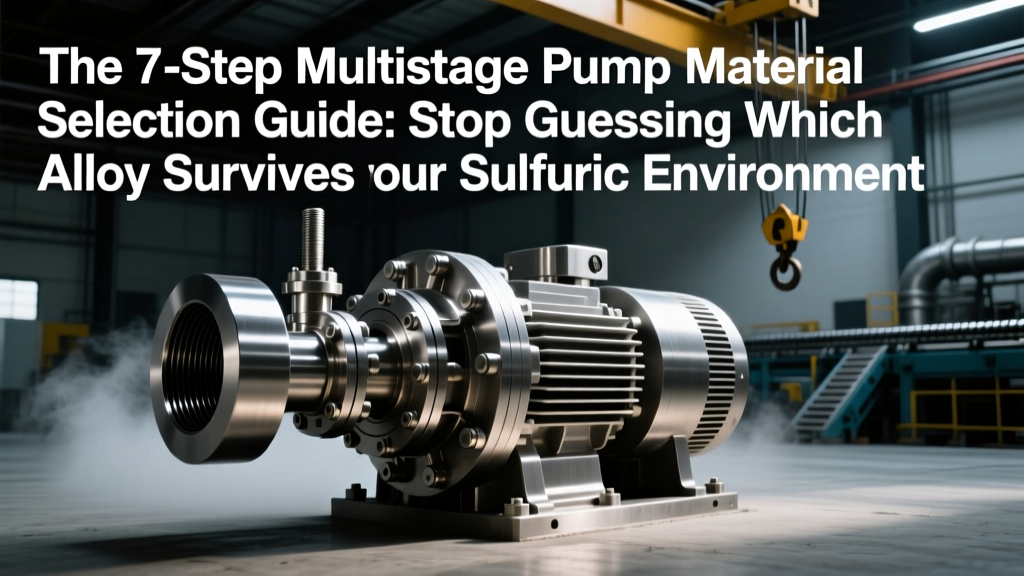 The 7-Step Multistage Pump Material Selection Guide: Stop Guessing Which Alloy Survives Your Sulfuric Acid Service at 180°C — A Field-Tested Checklist Used by Petrochemical Engineers Since 2009