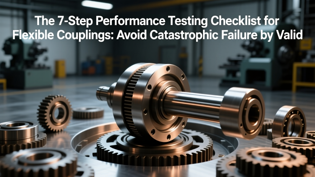 The 7-Step Performance Testing Checklist for Flexible Couplings: Avoid Catastrophic Failure by Validating Torque, Misalignment Tolerance, and Damping Before Commissioning (Not Just After)