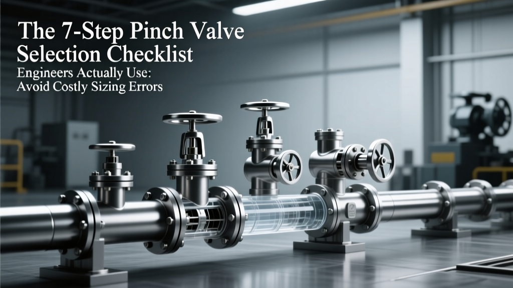 The 7-Step Pinch Valve Selection Checklist Engineers Actually Use: Avoid Costly Sizing Errors, Material Failures, and Premature Wear (Free Decision Matrix Included)