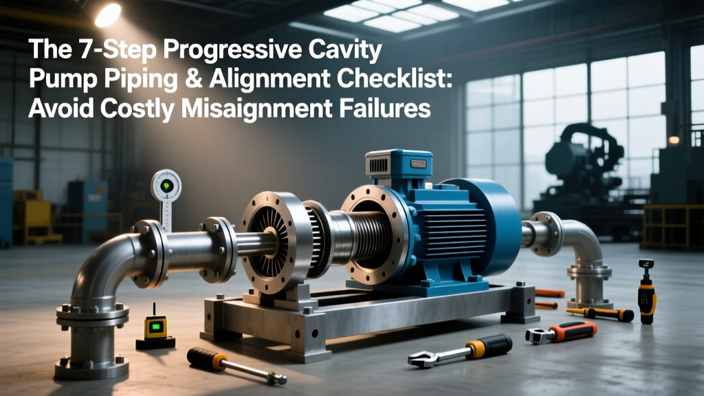 The 7-Step Progressive Cavity Pump Piping & Alignment Checklist: Avoid Costly Misalignment Failures, Excessive Shaft Stress, and Premature Rotor Wear — With Verified Torque Values and ASME B31.4 Compliant Stress Limits