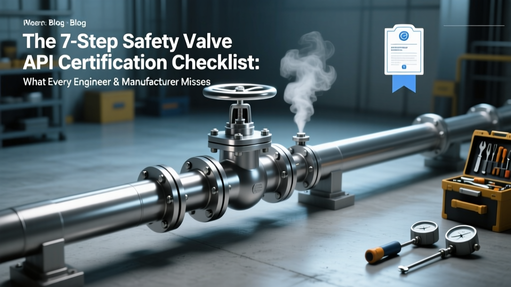 The 7-Step Safety Valve API Certification Checklist: What Every Engineer & Manufacturer Misses (API 520/521/526, Testing Protocols, QMS Gaps, and Documentation That Passes Audit)
