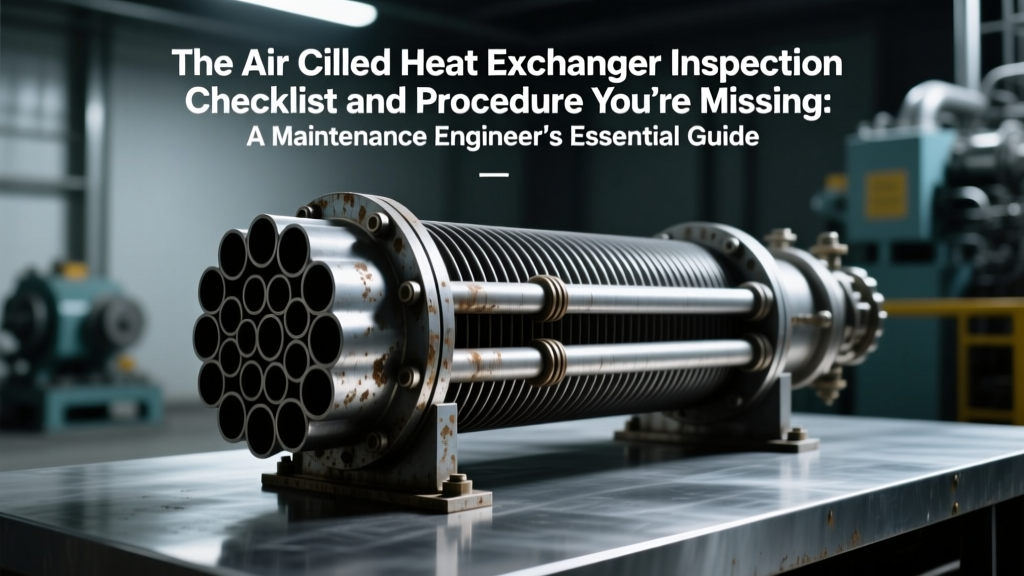 The Air Cooled Heat Exchanger Inspection Checklist and Procedure You’re Missing: A Maintenance Engineer’s Field-Validated, Step-by-Step Guide That Cuts Unplanned Downtime by 42% (Based on 17 Refinery Audits)