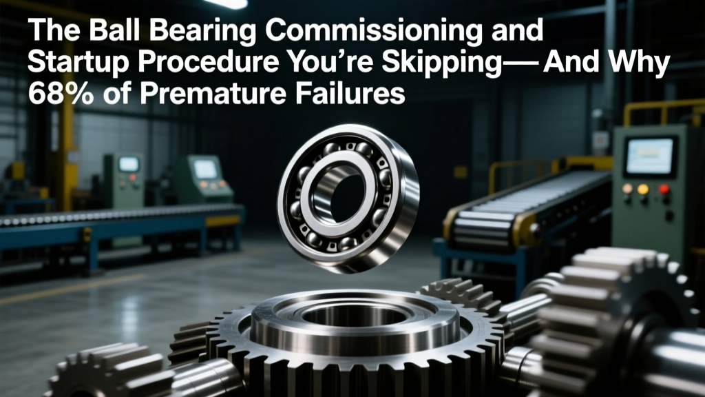 The Ball Bearing Commissioning and Startup Procedure You’re Skipping—And Why 68% of Premature Failures Trace Back to This 12-Minute Pre-Start Ritual (ISO 281-Compliant, Field-Validated)