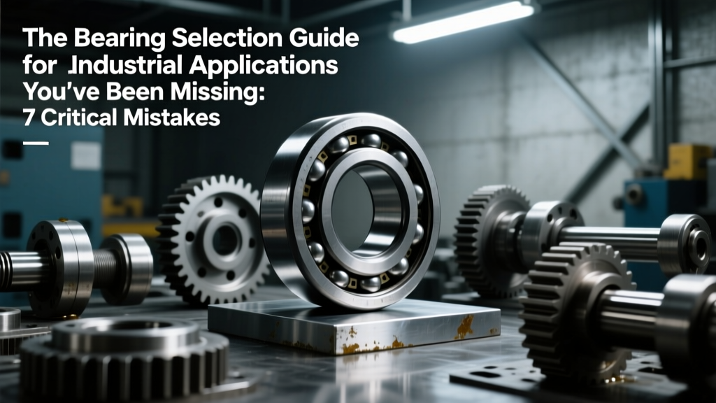The Bearing Selection Guide for Industrial Applications You’ve Been Missing: 7 Critical Mistakes Engineers Make (and How to Fix Them Before Vibration Analysis Reveals the Truth)