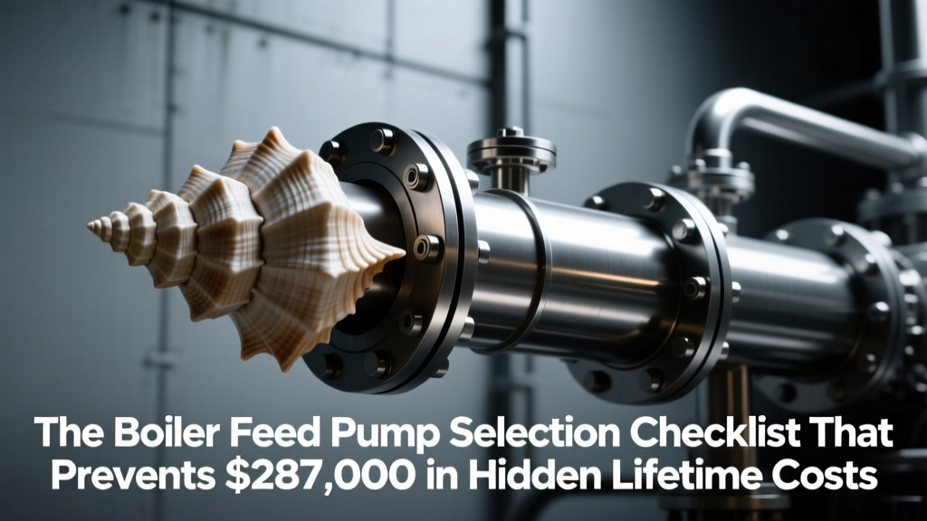 The Boiler Feed Pump Selection Checklist That Prevents $287,000 in Hidden Lifetime Costs: 12 Non-Negotiable Factors Most Engineers Overlook (Including NPSH Margin, Material Corrosion ROI, and Duty Cycle Payback Calculations)