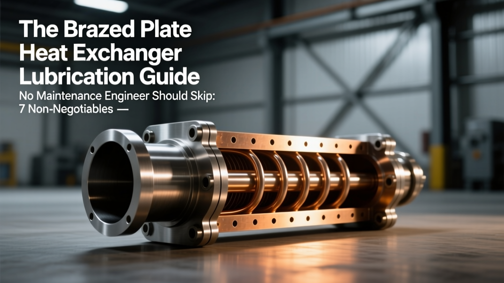 The Brazed Plate Heat Exchanger Lubrication Guide No Maintenance Engineer Should Skip: 7 Non-Negotiable Steps to Prevent Gasket Failure, Flow Imbalance, and Catastrophic Fouling—Backed by TEMA SM-4 and Real-World Thermal System Data