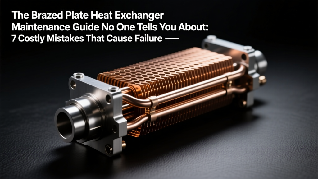 The Brazed Plate Heat Exchanger Maintenance Guide No One Tells You About: 7 Costly Mistakes That Cause 83% of Premature Failures (and Exactly How to Avoid Them)
