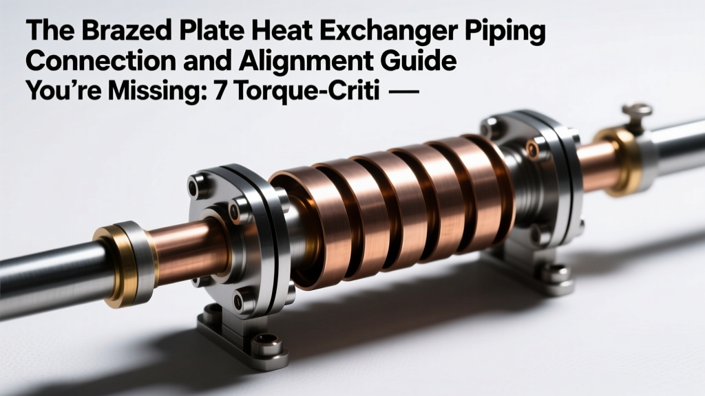 The Brazed Plate Heat Exchanger Piping Connection and Alignment Guide You’re Missing: 7 Torque-Critical Mistakes That Cause 83% of Early Failures (and How to Fix Them Before Startup)