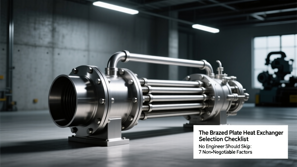 The Brazed Plate Heat Exchanger Selection Checklist No Engineer Should Skip: 7 Non-Negotiable Factors That Prevent Costly Failures in HVAC, Food Processing & Industrial Systems (Backed by TEMA, ASME, and Real-World Field Data)