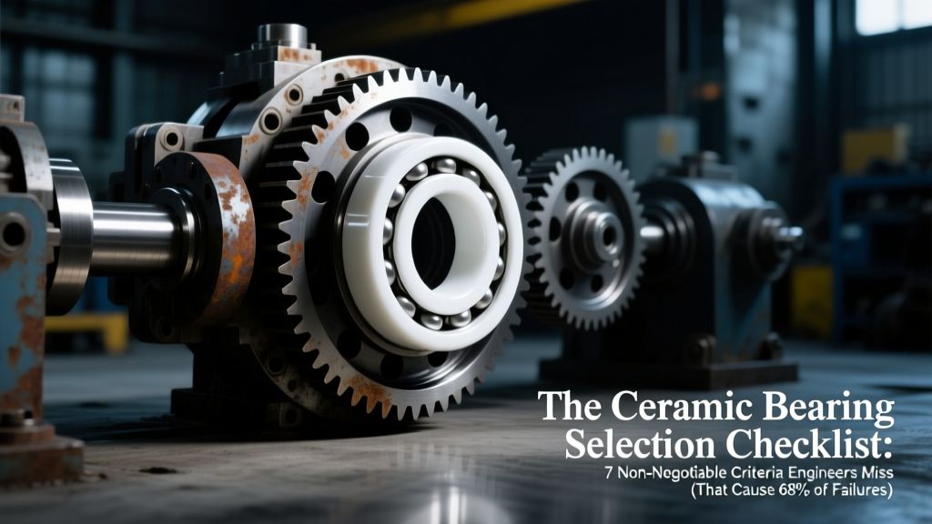 The Ceramic Bearing Selection Checklist: 7 Non-Negotiable Criteria Engineers Miss (That Cause 68% of Premature Failures in High-Speed & Corrosive Applications)
