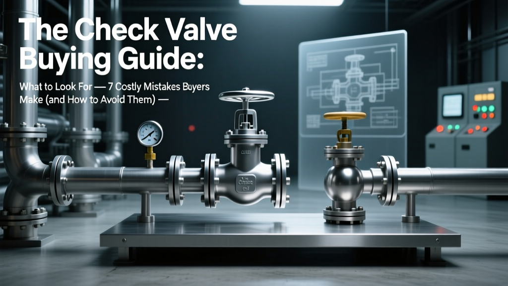 The Check Valve Buying Guide: What to Look For — 7 Costly Mistakes Buyers Make (and How to Avoid Them Before You Sign the PO)
