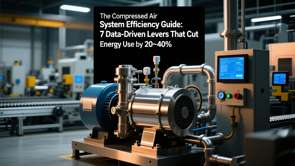 The Compressed Air System Efficiency Guide: 7 Data-Driven Levers That Cut Energy Use by 20–40% (With Real kWh & $ Calculations for Every Fix)