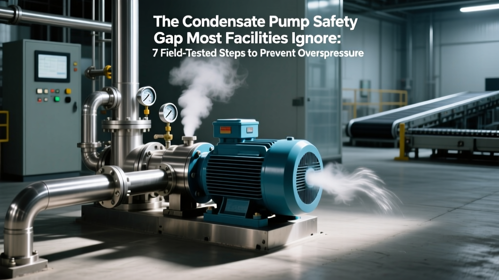 The Condensate Pump Safety Gap Most Facilities Ignore: 7 Field-Tested Steps to Prevent Overpressure, Cavitation, Leakage & Mechanical Failure Before OSHA Cites You