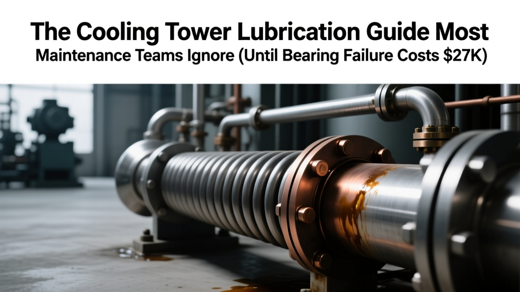The Cooling Tower Lubrication Guide Most Maintenance Teams Ignore (Until Bearing Failure Costs $27K in Downtime): 7 Critical Mistakes, Modern Lubrication Schedules vs. Legacy Charts, and How to Extend Gearmotor Life by 3.8x Using ISO 6743-9–Compliant Greases