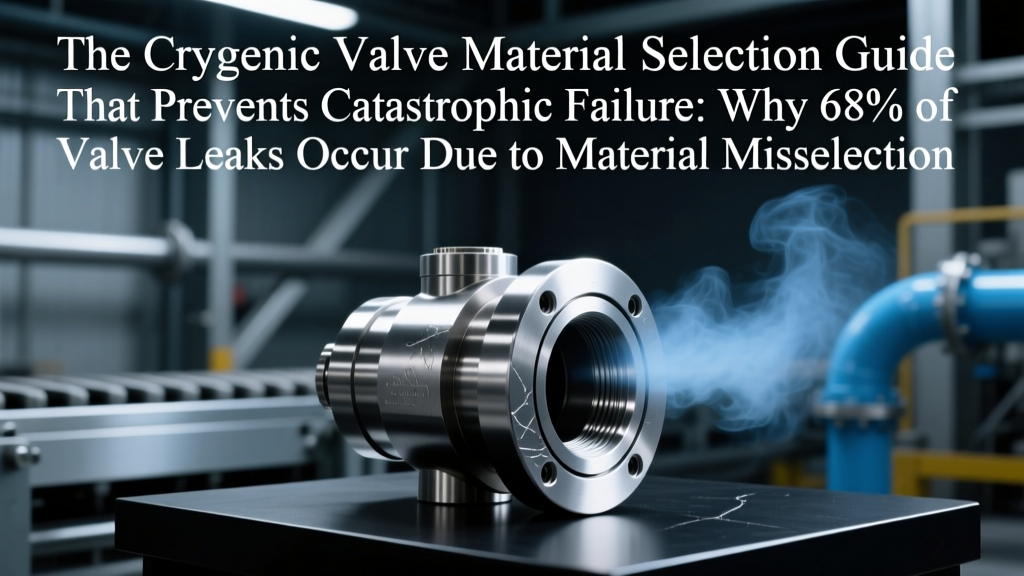The Cryogenic Valve Material Selection Guide That Prevents Catastrophic Failure: Why 68% of Valve Leaks at -196°C Trace Back to Material Mismatch (Not Design Flaws) — A Step-by-Step Engineer’s Framework for Fluid Compatibility, Thermal Contraction, Embrittlement Resistance, and Real-World Environmental Stressors
