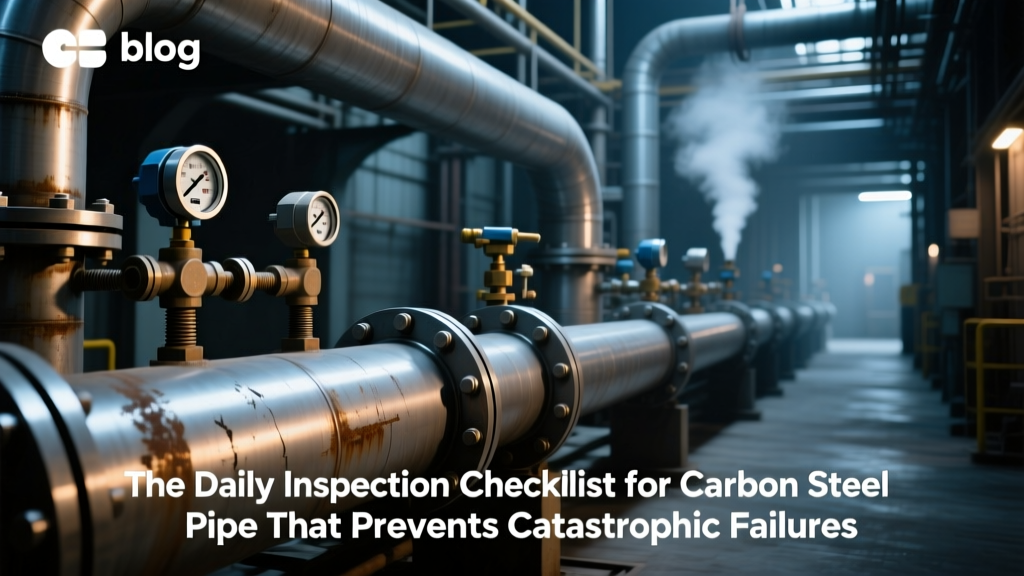The Daily Inspection Checklist for Carbon Steel Pipe That Prevents Catastrophic Failures: 12 Non-Negotiable Checks (Visual, Pressure, Leak, Corrosion & Record-Keeping) Every Shift Must Complete — Backed by API RP 574 & OSHA 1910.119