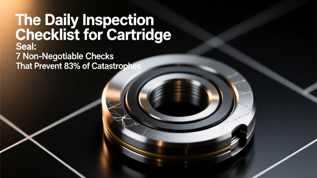 The Daily Inspection Checklist for Cartridge Seal: 7 Non-Negotiable Checks That Prevent 83% of Catastrophic Seal Failures (Backed by API RP 682 & 4-Year Field Data)