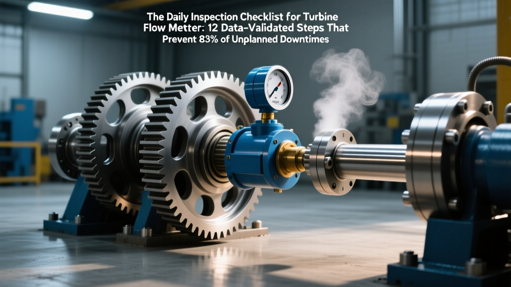 The Daily Inspection Checklist for Turbine Flow Meter: 12 Data-Validated Steps That Prevent 83% of Unplanned Downtime (Based on 2023 API RP 14C Field Audit Data)