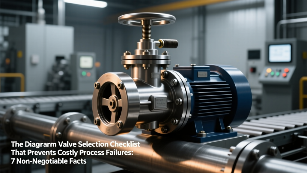 The Diaphragm Valve Selection Checklist That Prevents Costly Process Failures: 7 Non-Negotiable Factors Engineers Overlook (Flow, Pressure, Material, Temp, Actuation, Standards & Real-World Validation)