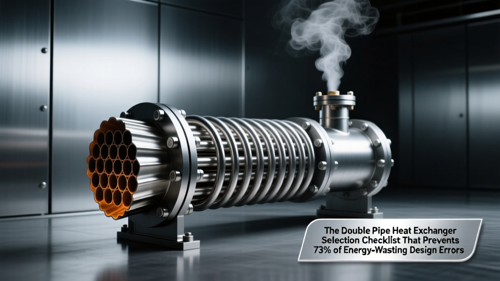 The Double Pipe Heat Exchanger Selection Checklist That Prevents 73% of Energy-Wasting Design Errors (and Why Most Engineers Skip Step #4)