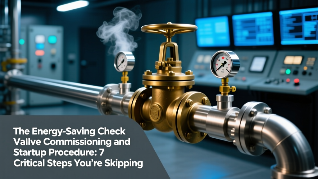 The Energy-Saving Check Valve Commissioning and Startup Procedure: 7 Critical Steps You’re Skipping That Waste 12–18% Pump Energy (API 600/609 Verified)