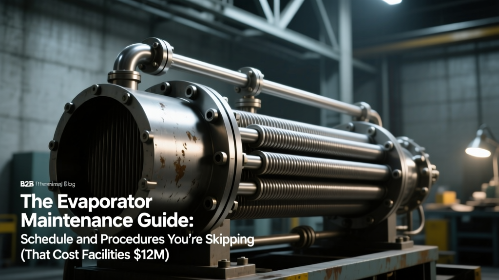The Evaporator Maintenance Guide: Schedule and Procedures You’re Skipping (That Cost Facilities $12,800/Year in Energy Waste & Unplanned Downtime — Here’s the Exact 7-Point Field Checklist Your Technician Should Use Every Quarter)