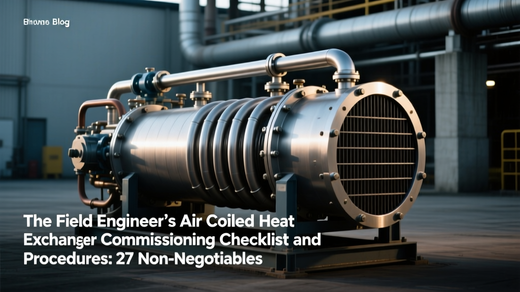 The Field Engineer’s Air Cooled Heat Exchanger Commissioning Checklist and Procedures: 27 Non-Negotiable Steps You Can’t Skip (Pre-Start, Startup, Performance Testing & Handover Docs Included)