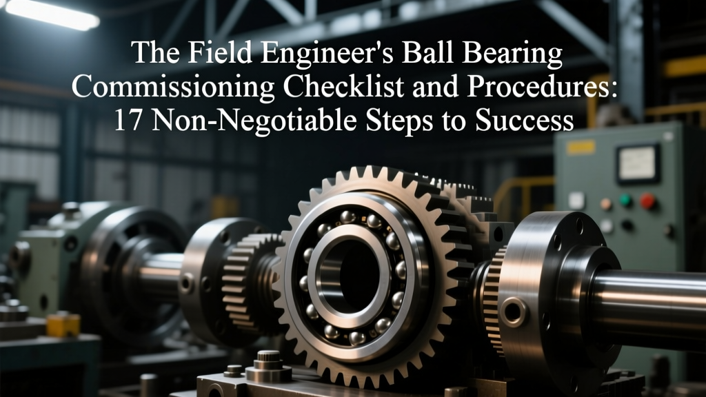 The Field Engineer’s Ball Bearing Commissioning Checklist and Procedures: 17 Non-Negotiable Steps to Prevent 83% of Early-Failure Bearings (Pre-Start → Handover)