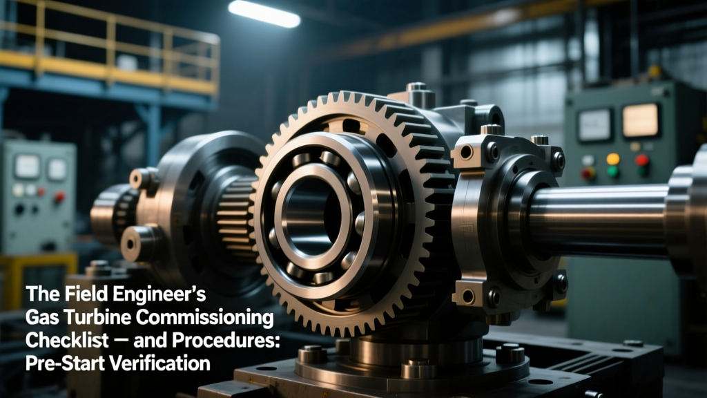 The Field Engineer’s Gas Turbine Commissioning Checklist and Procedures: Pre-Start Verification, Startup, Performance Testing & Handover Documentation — All in One Verified, Step-by-Step Field Guide (No Omissions, No Guesswork)
