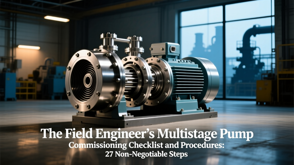 The Field Engineer’s Multistage Pump Commissioning Checklist and Procedures: 27 Non-Negotiable Steps You Can’t Skip (Pre-Start, Startup, Testing & Handover — With Real-World Alignment Tolerances & ISO 5199 Compliance Notes)
