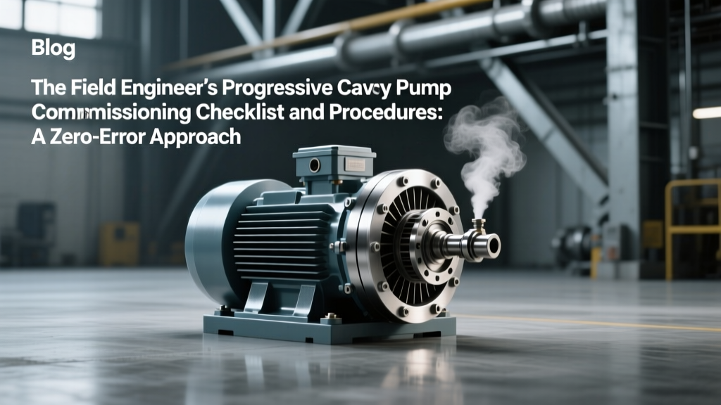 The Field Engineer’s Progressive Cavity Pump Commissioning Checklist and Procedures: A Zero-Error, Step-by-Step Field Guide to Avoid Costly Downtime, Seal Failure, or Rotor Damage During First Startup