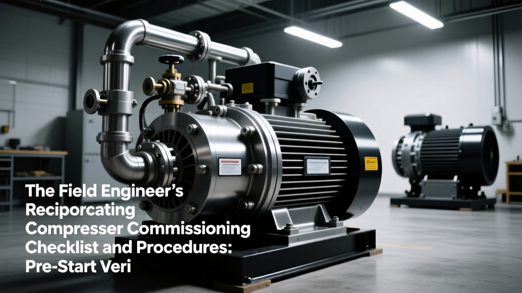 The Field Engineer’s Reciprocating Compressor Commissioning Checklist and Procedures: Pre-Start Verification, Startup Sequence, Performance Validation, and Handover Documentation — All Verified Against API RP 11P & ISO 13631