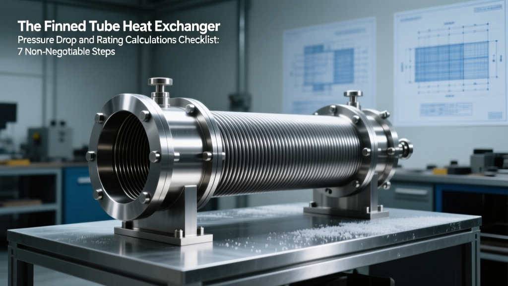 The Finned Tube Heat Exchanger Pressure Drop and Rating Calculations Checklist: 7 Non-Negotiable Steps Every Engineer Misses (With Real-World Unit Conversions, TEMA-Affirmed Correction Factors, and ASME BPVC Safety Margin Validation)