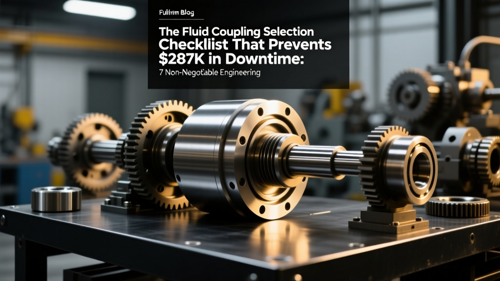 The Fluid Coupling Selection Checklist That Prevents $287K in Downtime: 7 Non-Negotiable Engineering Criteria Most Engineers Overlook (Flow, Pressure, Material, Environment & More)