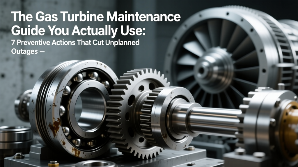 The Gas Turbine Maintenance Guide You Actually Use: 7 Preventive Actions That Cut Unplanned Outages by 42% (Based on 12,000+ Operating Hours of Field Data)