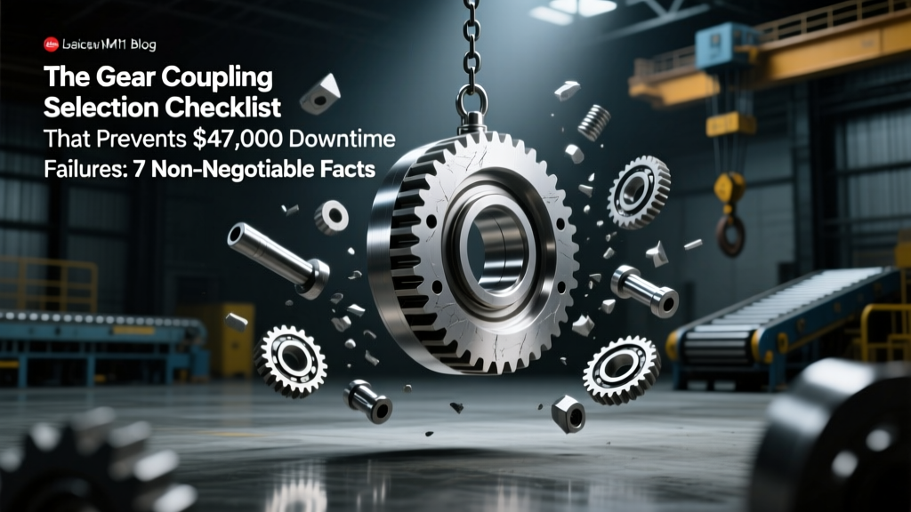 The Gear Coupling Selection Checklist That Prevents $47,000 Downtime Failures: 7 Non-Negotiable Factors Most Engineers Overlook (Including Real-World Torque Derating & ISO 10441 Compliance)