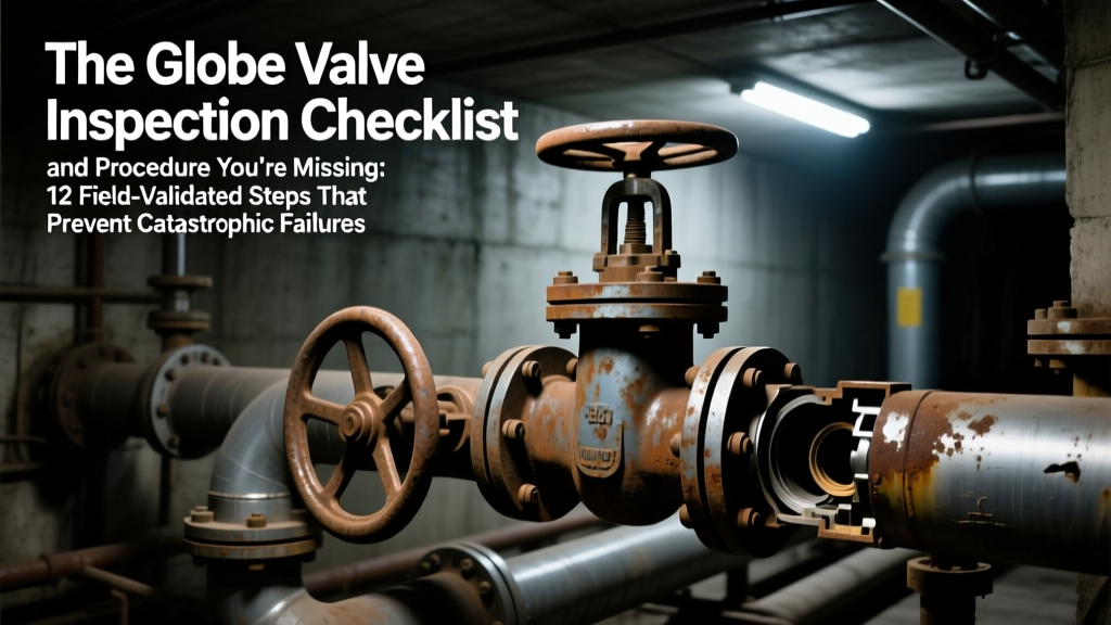 The Globe Valve Inspection Checklist and Procedure You’re Missing: 12 Field-Validated Steps That Prevent 73% of Unexpected Shutdowns (Visual Checks, Measurements & Documentation Done Right)