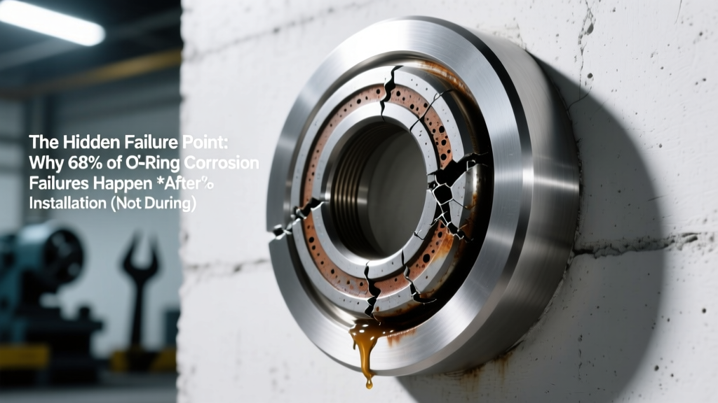 The Hidden Failure Point: Why 68% of O-Ring Corrosion Failures Happen *After* Installation (Not During)—and Exactly How to Stop Them With Material Science, API 682-Aligned Coatings, and Real-Time Electrochemical Monitoring