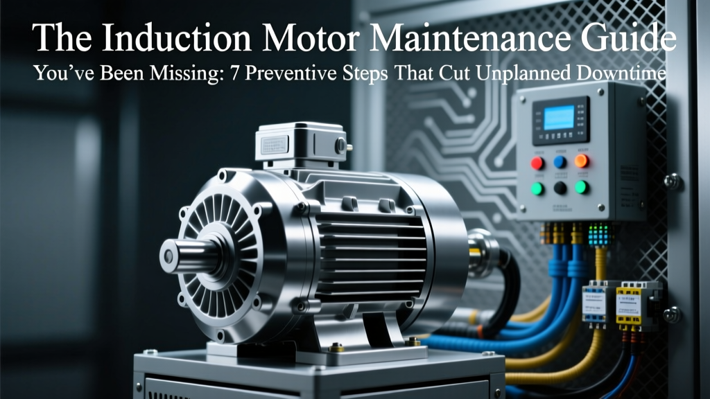 The Induction Motor Maintenance Guide You’ve Been Missing: 7 Preventive Steps That Cut Unplanned Downtime by 63% (Backed by IEEE 112 & NEMA MG-1 Data)