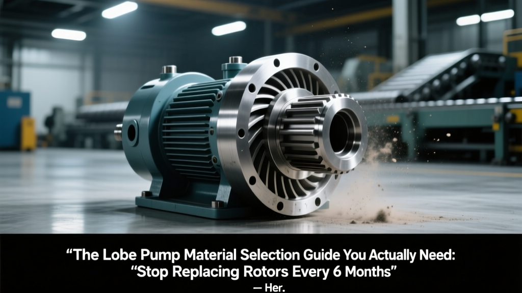 The Lobe Pump Material Selection Guide You Actually Need: Stop Replacing Rotors Every 6 Months — Here’s Exactly How Fluid Compatibility, Temperature Swings, Pressure Spikes, and Sanitary Environments Dictate Your Metal vs. Polymer Choice (With Real Commissioning Data)