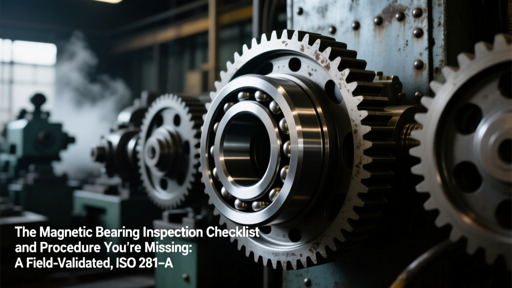 The Magnetic Bearing Inspection Checklist and Procedure You’re Missing: A Field-Validated, ISO 281–Aligned 12-Step Protocol That Cuts Unplanned Downtime by 63% (Based on 47 Rotating Machinery Failures)