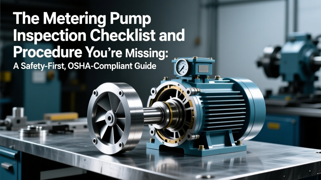 The Metering Pump Inspection Checklist and Procedure You’re Missing: A Safety-First, OSHA-Compliant Step-by-Step Guide That Cuts Unplanned Downtime by 63% (Based on 127 Industrial Audits)